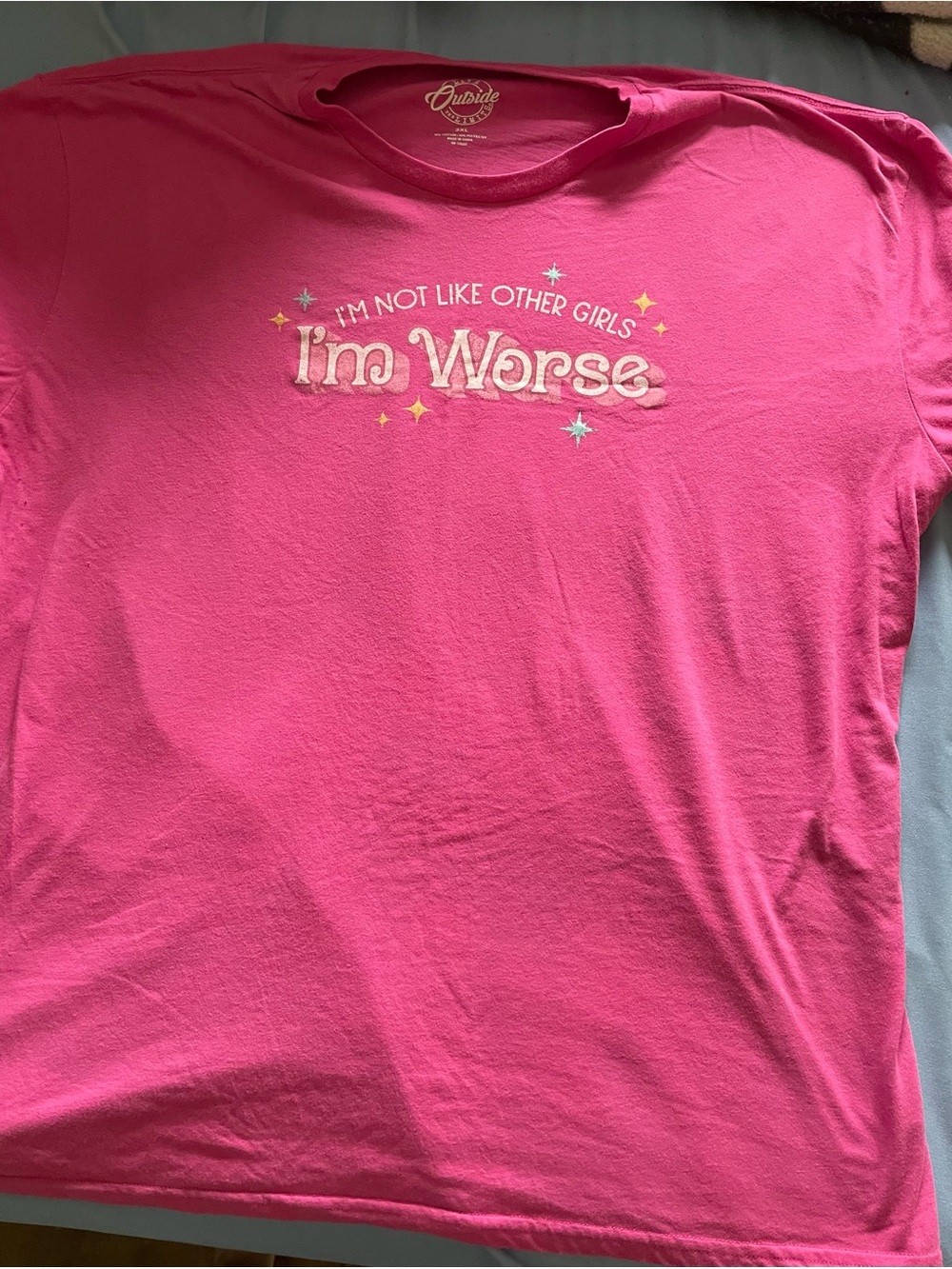 + Pink 'I'm Worse' Graphic Tee for Kids